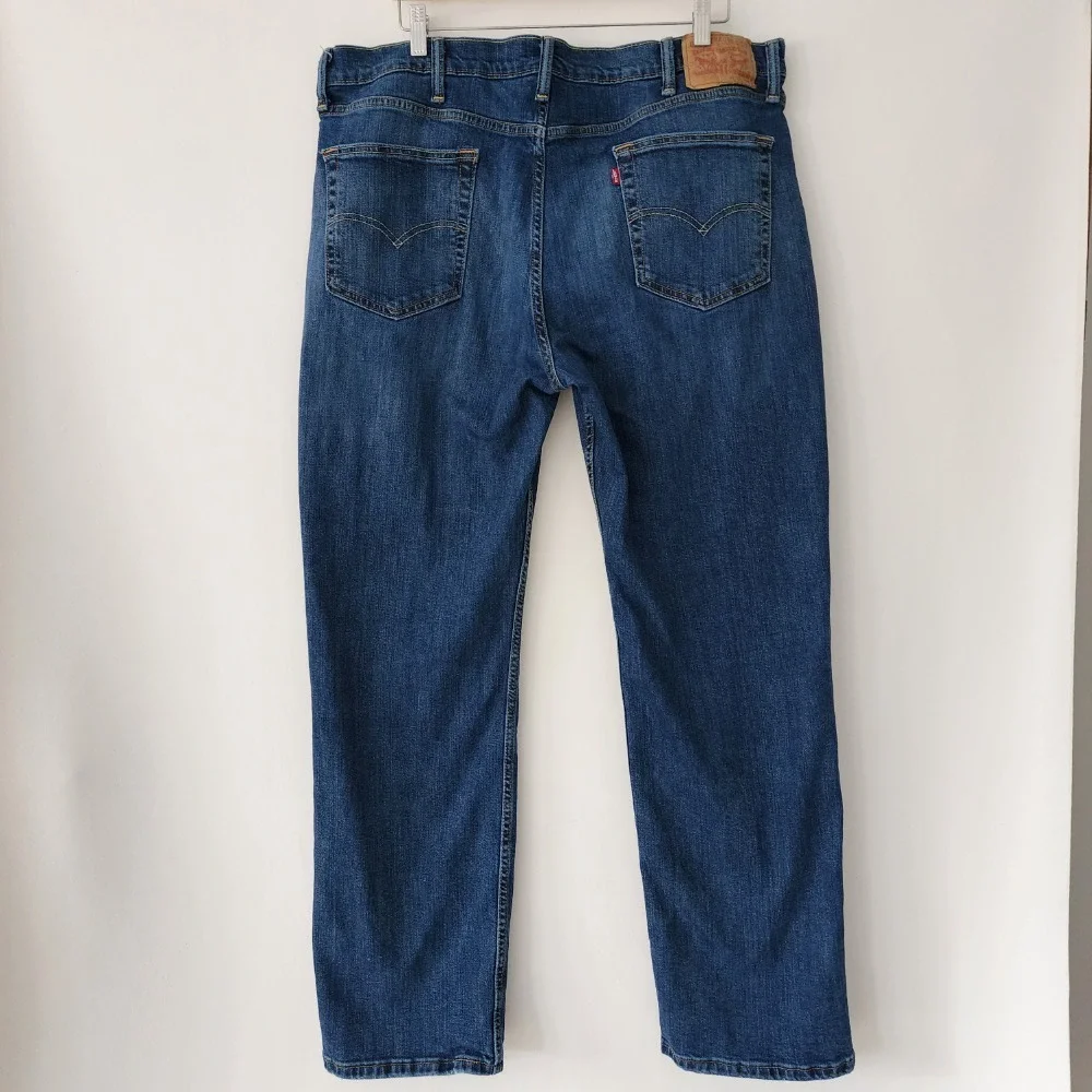 Levi's 514 blue denim jeans straight leg mens size‎ 40x32